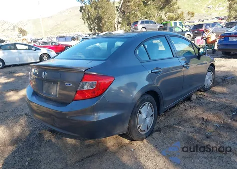 2012 Honda Civic Hf from USA, damaged, VIN 2HGFB2F69CH574013